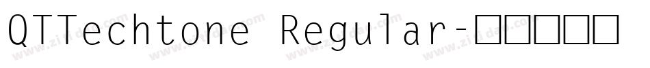 QTTechtone Regular字体转换